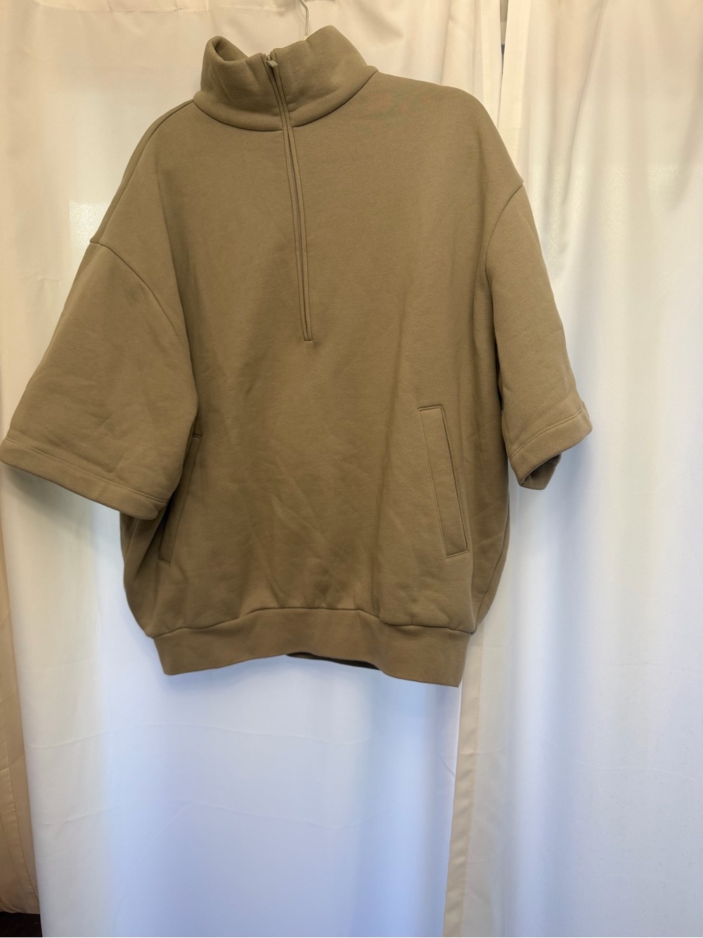 Fear of God ESSENTIALS 3/4 Half Zip Sweatshirt Seal